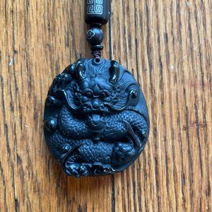 Black Obsedian Protection Necklace